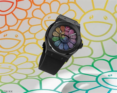 HUBLOT AND TAKASHI MURAKAMI LAUNCH A COLLECTION .